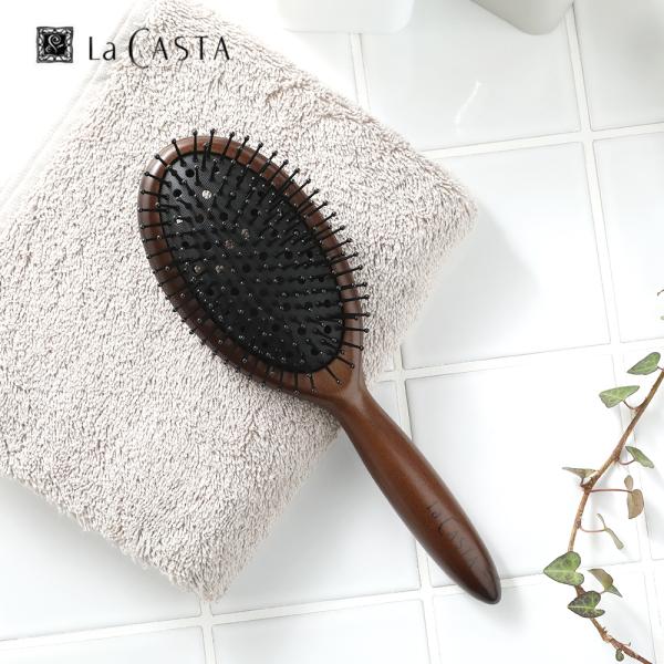 ラカスタ リラクシングブラシ 頭皮マッサージ 専用 ブラシ ヘッドスパ アルペンローゼ