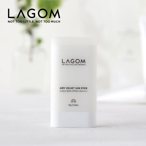 LAGOM ラゴム エアリーベルベット サンスティック  18g SPF50+ PA++++ 日焼け...