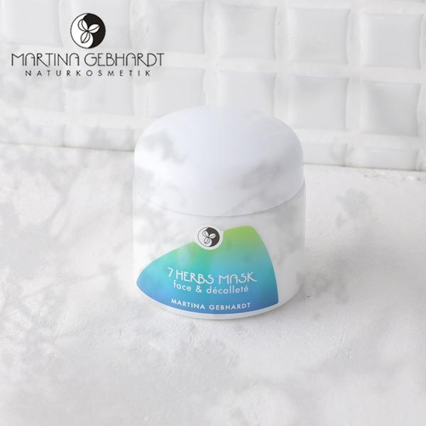 正規品 7ハーブマスク 100ml  マルティナ フェイスパック フェイスマスク デコルテ 拭き取り
