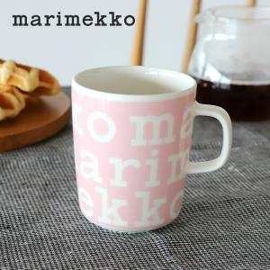 SALE 25%OFF 正規品 日本限定 marimekko マリメッコ LOGO ロゴ マグ 250ml マリロゴ カラー70 ピンク ホワイト カップ コップ 磁器 2025秋冬｜サンテラボ(年中無休で発送)