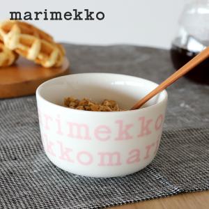 SALE 25%OFF 正規品 日本限定 marimekko マリメッコ LOGO ロゴ ボウル 2.5dl マリロゴ カラー70 ピンク ホワイト ボール 深皿 2025秋冬