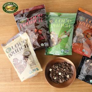 ネイチャーズパース ラブクランチ オーガニック グラノーラ 325g   チョコレート ピーナッツ ベリー アップル 有機jas グルテンフリー オート麦 フェアトレード