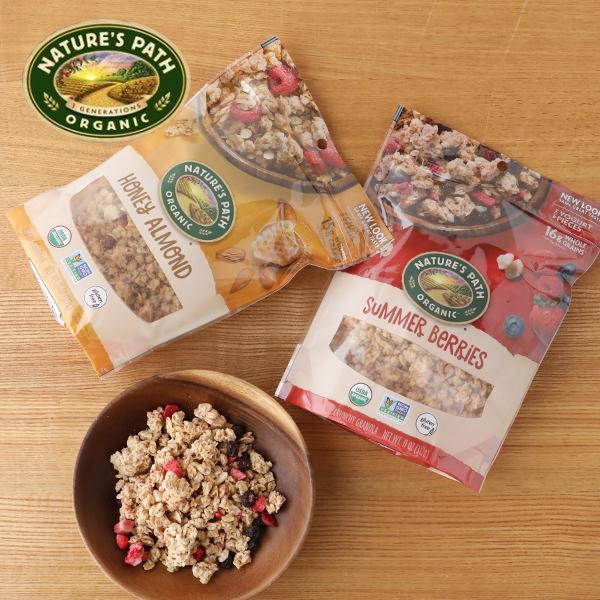 ネイチャーズパース オーガニック グラノーラ 312g ハニーアーモンド サマーベリーズ オーガニッ...