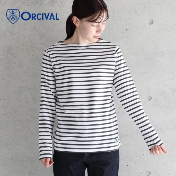 カットソー レディース 長袖 Tシャツ ボートネック JERSEY OR-C0137BFJ オーシバ...