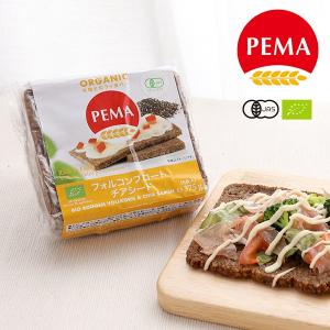 ペーマ PEMA 有機全粒ライ麦パン フォルコンブロート チアシード 375g 6枚入り