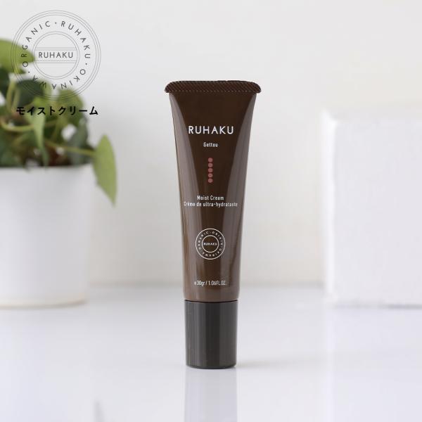 琉白 RUHAKU 月桃モイストクリームS 保湿クリーム 30g ルハク るはく 月桃 フェイスクリ...