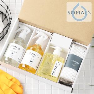 ギフトH 水回り3点セット トイレクリーナー バスクリーナー クロススポンジ 敏感肌 食器用洗剤 風呂 トイレ 洗剤 ギフト セット そまり 木村石鹸 旧ギフトB