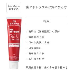 パックスナチュロン ソルティー石けんはみがき ...の詳細画像2