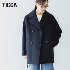 TICCA◇コート/FREE/ウール/カーキ/0223410173/22AW/テント