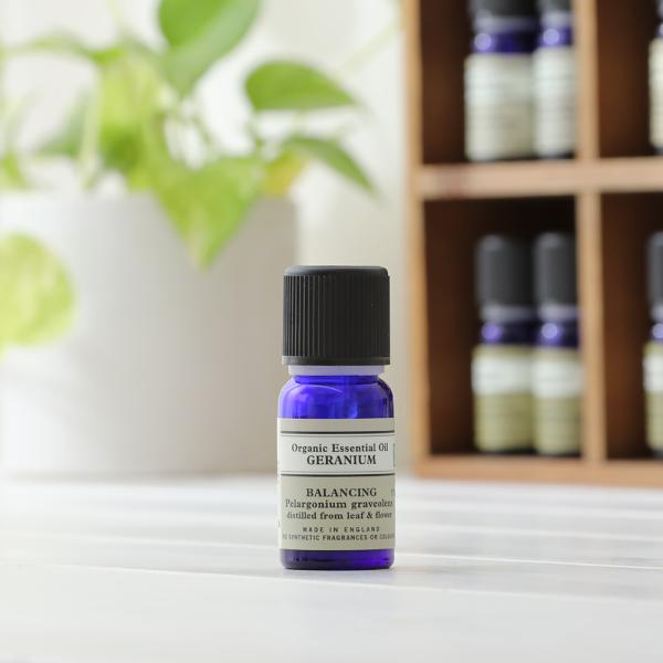 正規品 エッセンシャルオイル ゼラニウム オーガニック 5ml 精油 アロマ アロマセラピー ニール...