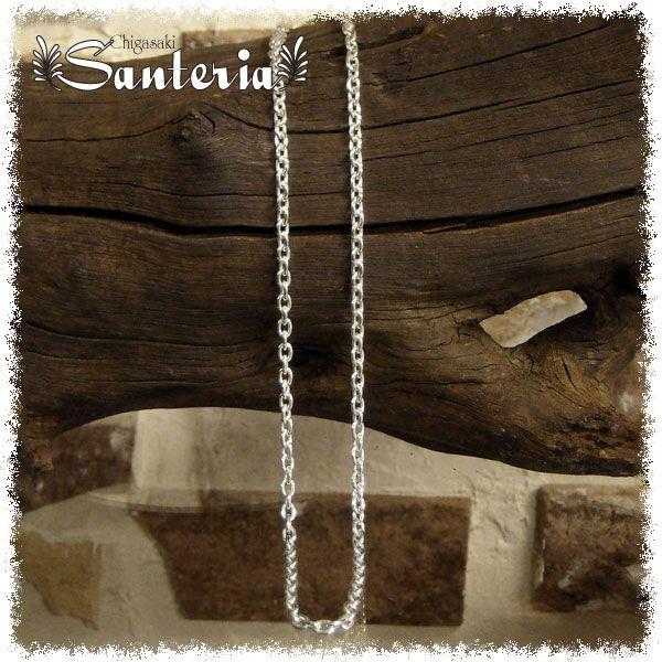 おすすめプレゼントメンズ レディースチェーン シルバーアクセサリー アズキチェーン 2.8mm×40...