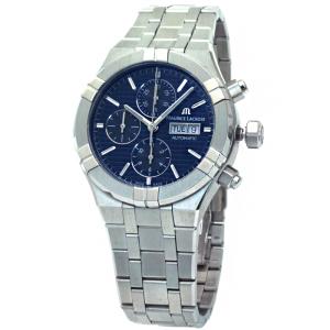モーリスラクロア Maurice Lacroix  時計 ウォッチ メンズ アイコンオートマチッククロノグラフ AI6038 SS002 430 1 ネイビー文字盤
