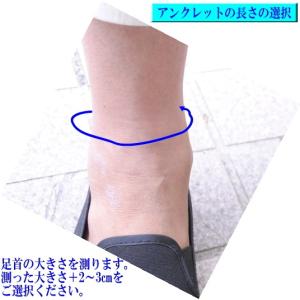 アンクレット メンズ ステンレス ダブル喜平チ...の詳細画像5