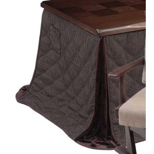 ダイニングこたつ布団 長方形150巾コタツ用 暁（あかつき）150 ハイタイプ高脚用薄掛け布団