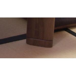 国産高級こたつテーブル 135幅長方形 ブラウ...の詳細画像2