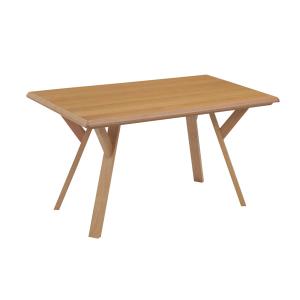 ハイタイプ高脚こたつ ダイニングコタツ こたつテーブル、BA-TON120センチ幅、長方形 ナチュラル色｜sanukiya