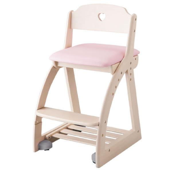 コイズミ 木製ラブリーチェア 木製学習椅子 Lovely Chair ライトピンク色 KDC-087...