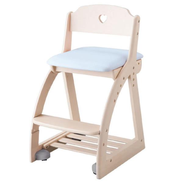 コイズミ 木製ラブリーチェア 木製学習椅子 Lovely Chair ライトブルー色 KDC-088...