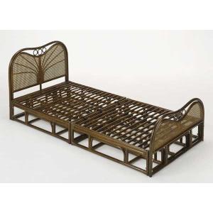 今枝商店 籐 シングルベッド フレームのみ （ ラタン ベッド ベット