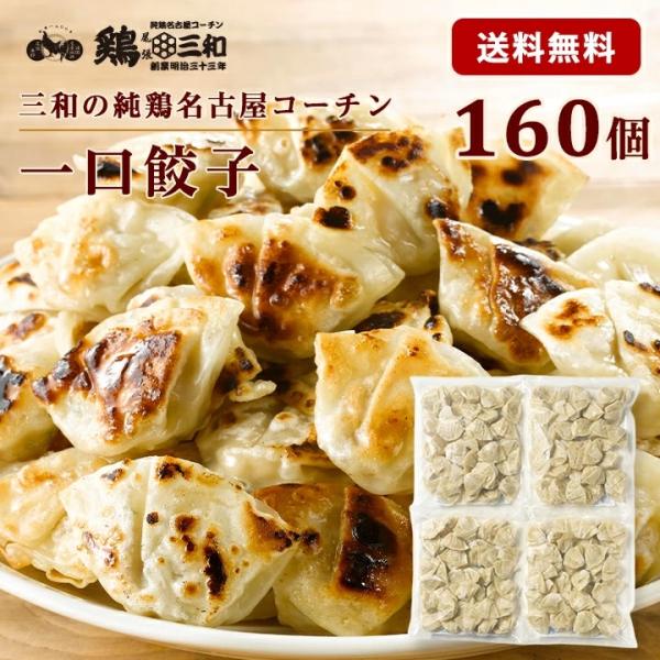送料無料 餃子 焼き餃子 水餃子 蒸し餃子 名古屋コーチン 三和の純鶏名古屋コーチン 一口餃子 16...