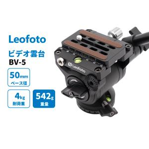 Leofoto BV-5 ビデオ雲台 一脚・三脚用 アルカスイス互換 軽量 動画撮影 [並行輸入品]｜sanwa-trade