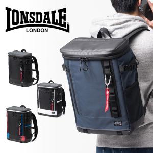リュック メンズ リュックサック 大容量 スクエアリュック ボックス型 ロンズデール ビジネス バックパック バッグ 通勤 通学