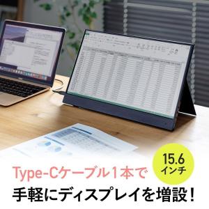 モバイルモニター モバイルディスプレイ 15.6 インチ ポータブル 薄型 軽量 フルHD テレワーク HDMI