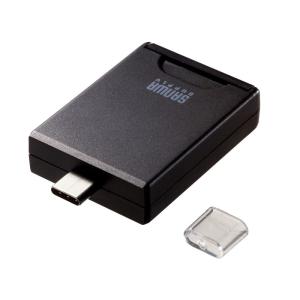 UHS-II対応SDカードリーダー USB Type-Cコネクタ スマホ用 SDカードリーダー ADR-3TCSD4BK｜sanwadirect