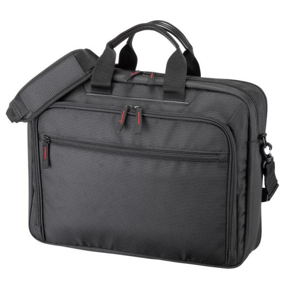 マチ拡張PCバッグ 15.6インチワイド ブラック（BAG-W4BK）
