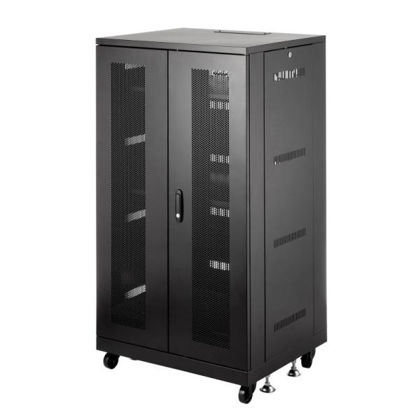 機器収納ラック 棚板×3枚 鍵付き 幅70×奥行き60×高さ130cm 音響機器 サーバー NAS ...