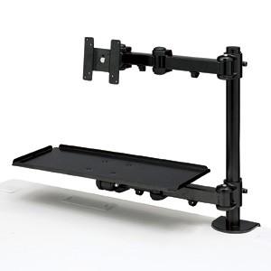 サンワサプライ ノートPCアームスタンド ガス圧式 100-NPC004 SANWA SUPPLY ノートパソコン アーム スタンド ガス圧式 ガス