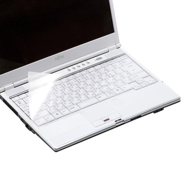 ノートPC用キーボードカバー 13.3から15.4インチ対応 マルチタイプ テンキー無し用（FA-N...