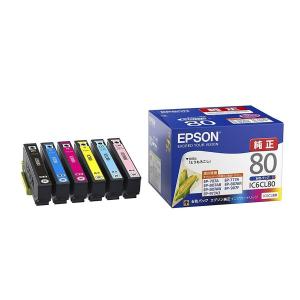 IC6CL80 EPSON エプソン IC80 純正 インクカートリッジ 6色セット