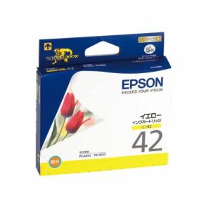 ICY42 エプソン EPSON 純正インクカートリッジ ICY42 イエロー チューリップ 42 (取寄せ)｜sanwadirect