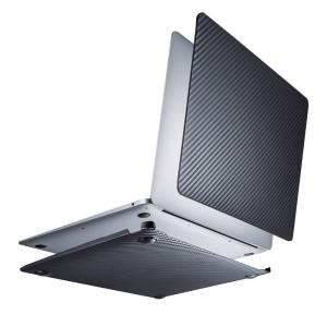 MacBook Air 13.3インチ  2020 シェルカバー カーボン柄 ブラック（IN-CMACA1306CB）｜sanwadirect