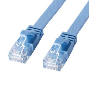 LANケーブル 40m フラットケーブル CAT6準拠 1Gbps/250MHz ラン