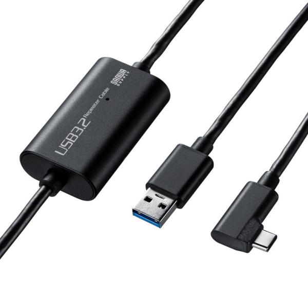 USB3.2 A-TypeCロングケーブル 5m VRヘッドセット対応（KB-USB-RLC305）