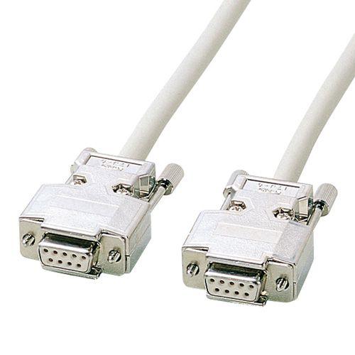 RS-232Cケーブル D-sub 9pin クロス メタルコネクター 5m（KRS-403XF5N...