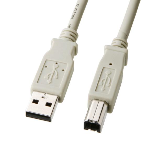 USBケーブル ライトグレー 5m（KU-5000K3）