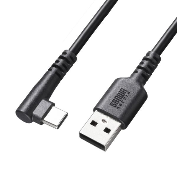 USB 2.0 Type-Cケーブル C-A L型 2m KU-CAL20TK2