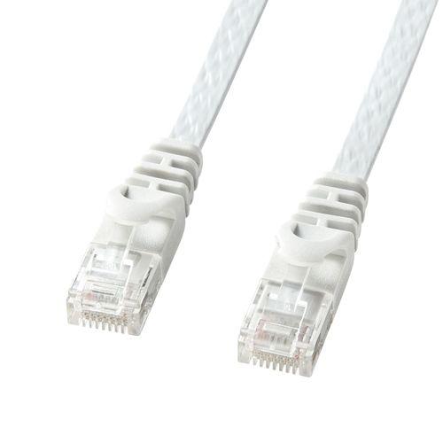 LANケーブル カテゴリ6 CAT6 カテ6 LAN ケーブル ランケーブル フラット 薄型 薄い ...