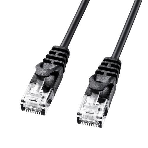 LANケーブル カテゴリ6 CAT6 カテ6 LAN ケーブル ランケーブル 極細 細い 柔らか 通...