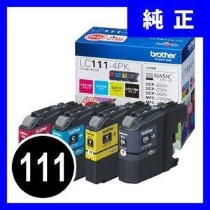 LC111-4PK ブラザー インクカートリッジ 4色パック 111 純正(LC1114P LC11...