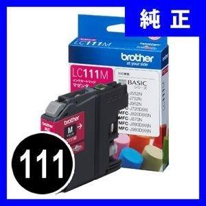 LC111M ブラザー インクカートリッジ マゼンダ 111 純正(LC111M)