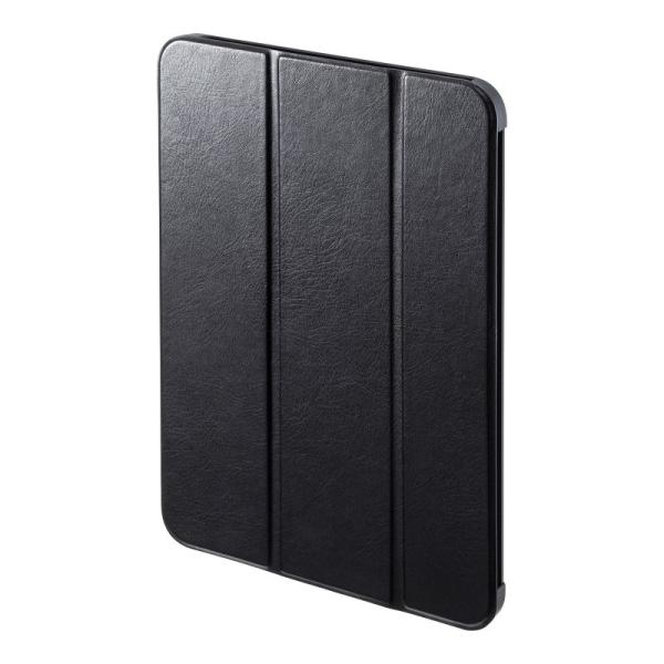 iPad 10.9インチ 第10世代 ソフトレザーケース ブラック（PDA-IPAD1907BK）