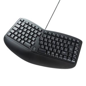 SANWA SUPPLY キーボード 有線 USB エルゴノミクスキーボード