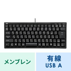 サンワサプライ コンパクトキーボード テンキーなし ブラック（SKB-KG3BKN2）｜sanwadirect