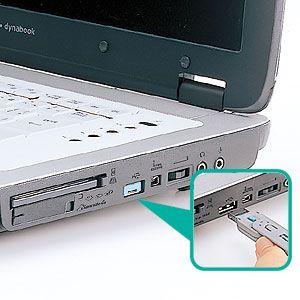 パソコン盗難防止 情報漏洩対策 USBコネクタ取付け セキュリティ（SL-46-BL）｜sanwadirect