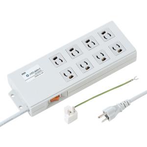 コード付タップ 3個口 2m SANWA SUPPLY（サンワサプライ） 工事物件タップ 延長コード 1m 8個口