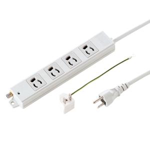 SANWA SUPPLY（サンワサプライ） 医用接地プラグ付き電源タップ 3P 4